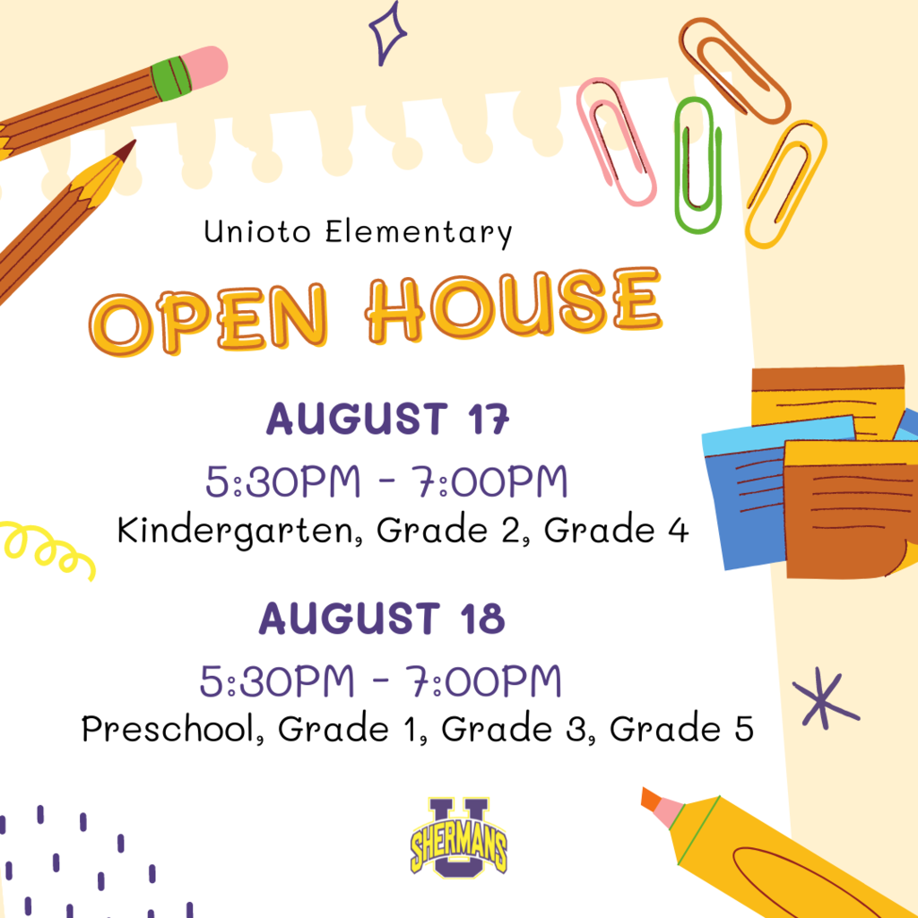 Unioto Elementary Open House 2021-2022