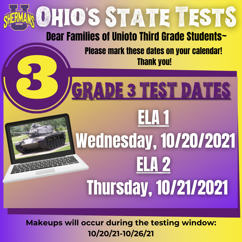 UES State Tests Fall