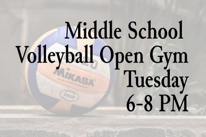 MS volleyball open gym 
